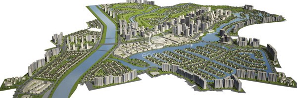 Ecopark: Phối cảnh tổng thể toàn khu